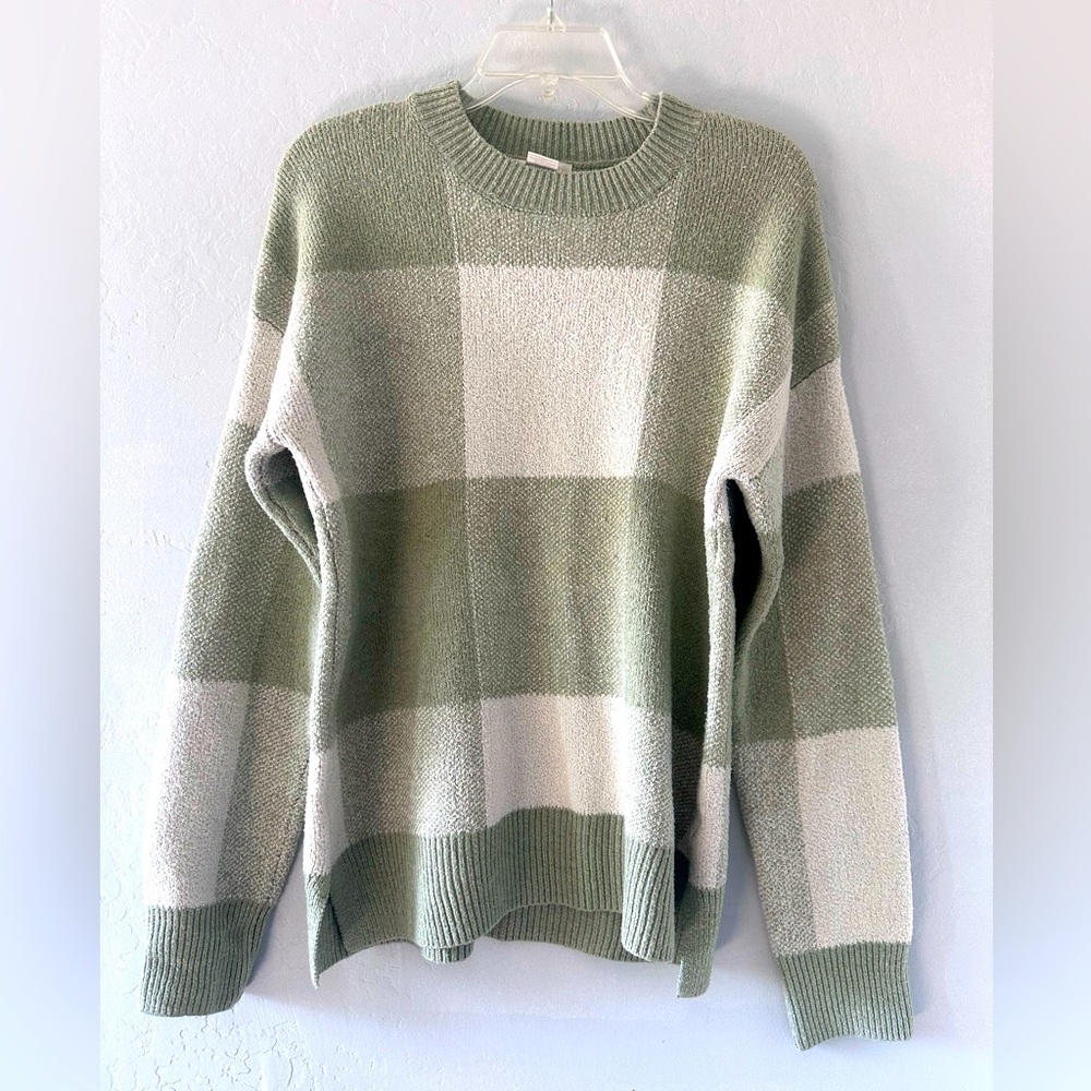 CHRISTIAN SIRANO Sage Green Sweater with bennie Size L